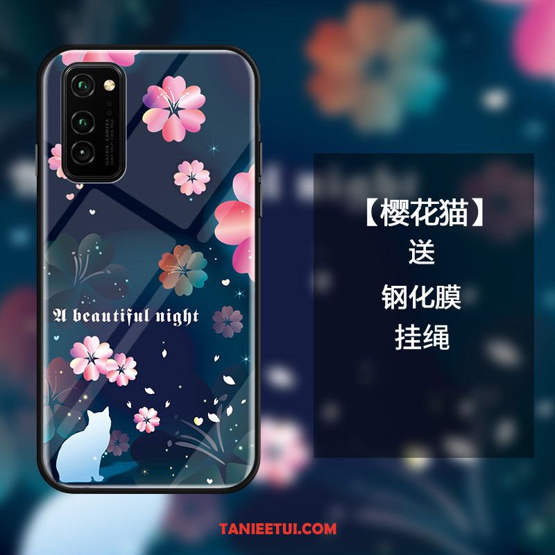 Etui Honor View30 Pro Anti-fall Ochraniacz Szkło, Futerał Honor View30 Pro Niebieski Sakura Telefon Komórkowy