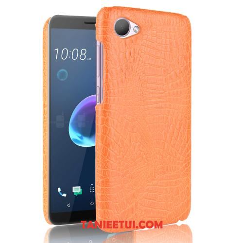 Etui Htc Desire 12 Tendencja Proste Anti-fall, Futerał Htc Desire 12 Vintage Ochraniacz Skóra Orange