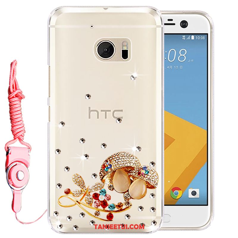 Etui Htc U Ultra Silikonowe Telefon Komórkowy Rhinestone, Futerał Htc U Ultra Różowe Ochraniacz