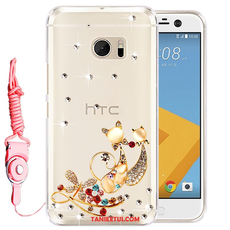 Etui Htc U Ultra Silikonowe Telefon Komórkowy Rhinestone, Futerał Htc U Ultra Różowe Ochraniacz