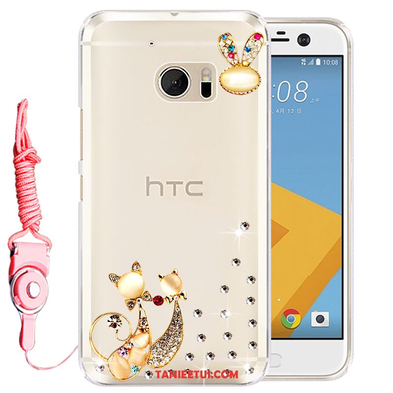 Etui Htc U Ultra Silikonowe Telefon Komórkowy Rhinestone, Futerał Htc U Ultra Różowe Ochraniacz