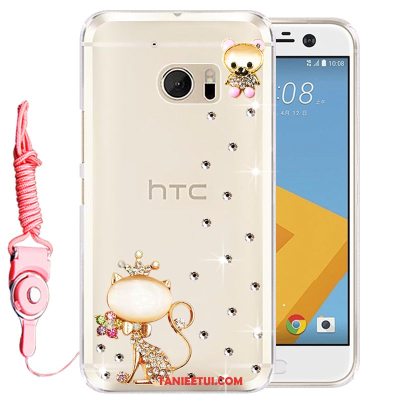 Etui Htc U Ultra Silikonowe Telefon Komórkowy Rhinestone, Futerał Htc U Ultra Różowe Ochraniacz