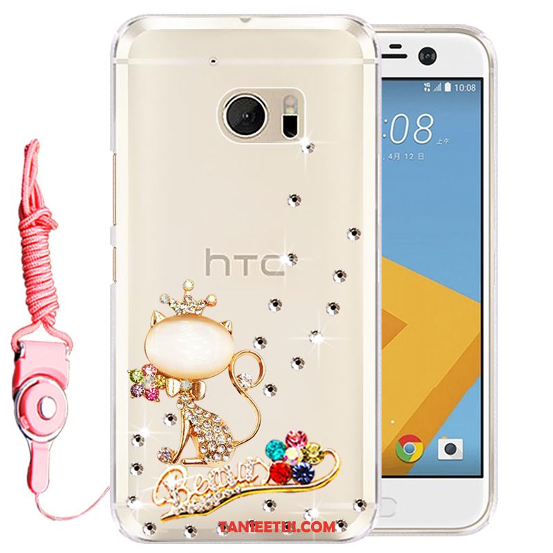 Etui Htc U Ultra Silikonowe Telefon Komórkowy Rhinestone, Futerał Htc U Ultra Różowe Ochraniacz