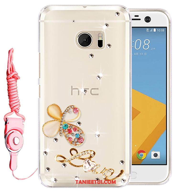 Etui Htc U Ultra Silikonowe Telefon Komórkowy Rhinestone, Futerał Htc U Ultra Różowe Ochraniacz