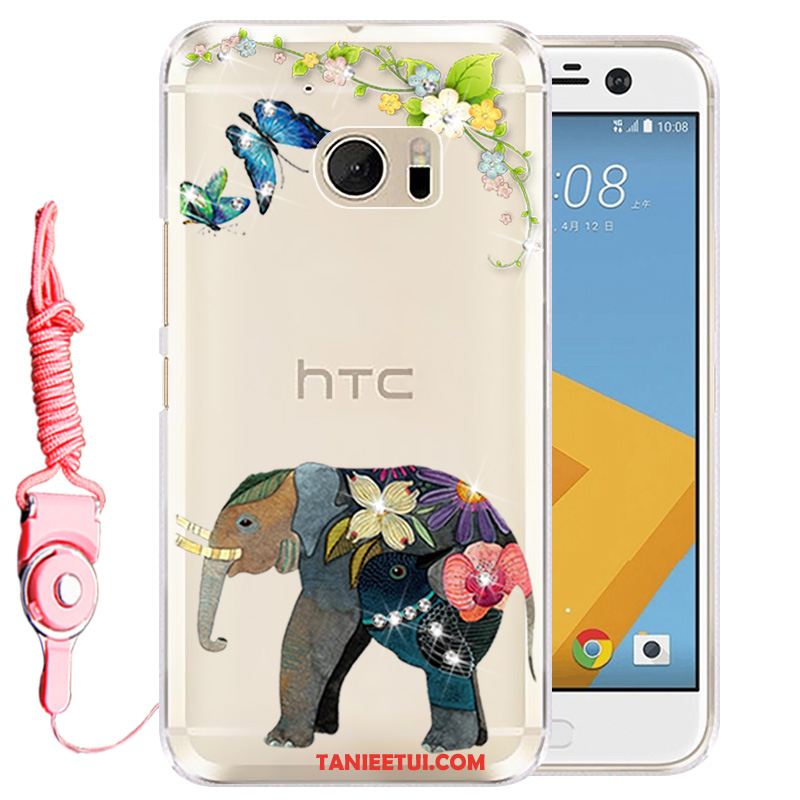 Etui Htc U Ultra Silikonowe Telefon Komórkowy Rhinestone, Futerał Htc U Ultra Różowe Ochraniacz