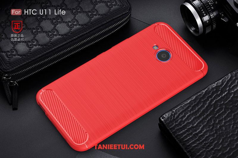 Etui Htc U11 Life Ochraniacz Miękki Czerwony, Futerał Htc U11 Life Anti-fall All Inclusive Telefon Komórkowy