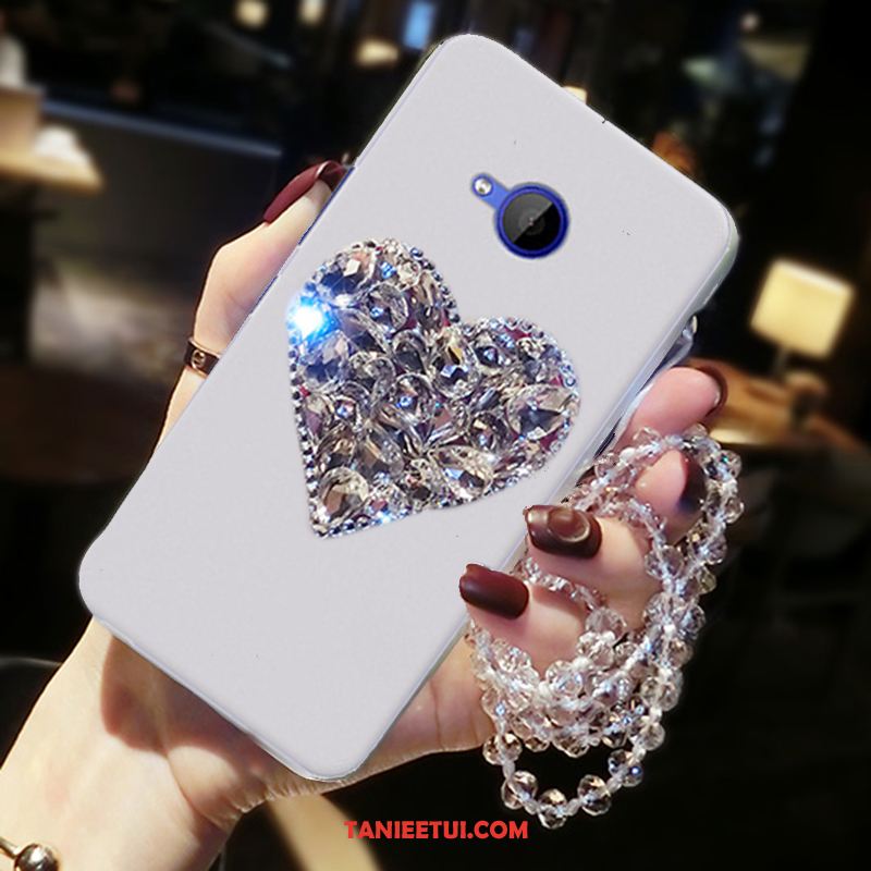 Etui Htc U11 Life Tendencja Wiszące Ozdoby Rhinestone, Futerał Htc U11 Life Telefon Komórkowy Młodzież Muszka Beige