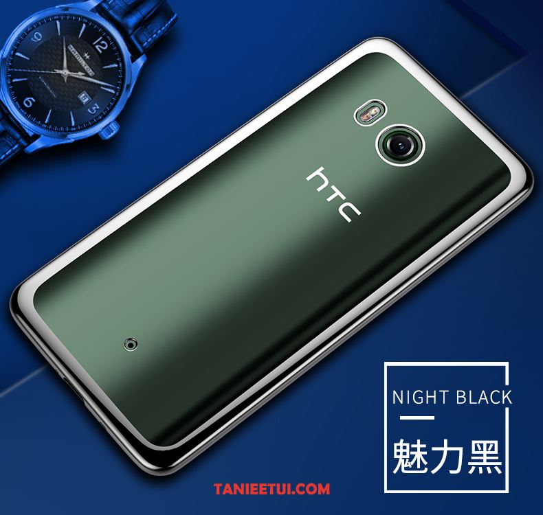 Etui Htc U11 Miękki Niebieski Silikonowe, Futerał Htc U11 Przezroczysty Anti-fall All Inclusive