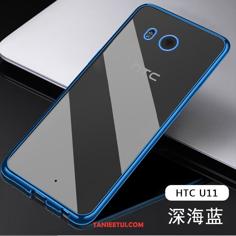 Etui Htc U11 Przezroczysty Silikonowe Telefon Komórkowy, Futerał Htc U11 Ochraniacz Miękki Czerwony