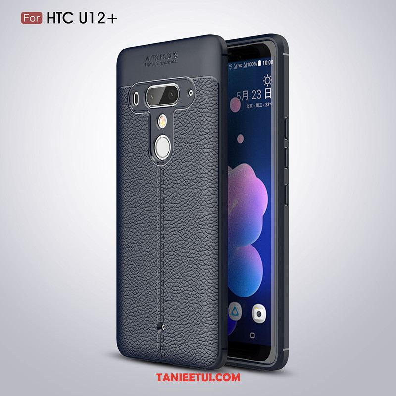 Etui Htc U12+ Skóra Telefon Komórkowy Proste, Futerał Htc U12+ Ochraniacz Wzór Miękki