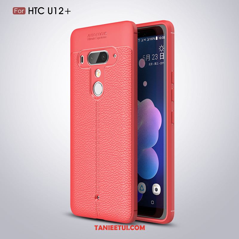 Etui Htc U12+ Skóra Telefon Komórkowy Proste, Futerał Htc U12+ Ochraniacz Wzór Miękki