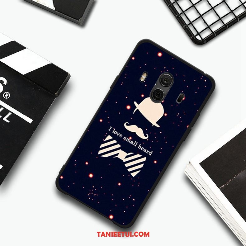 Etui Huawei Mate 10 Anti-fall Miękki Telefon Komórkowy, Futerał Huawei Mate 10 Czarny Relief Ochraniacz