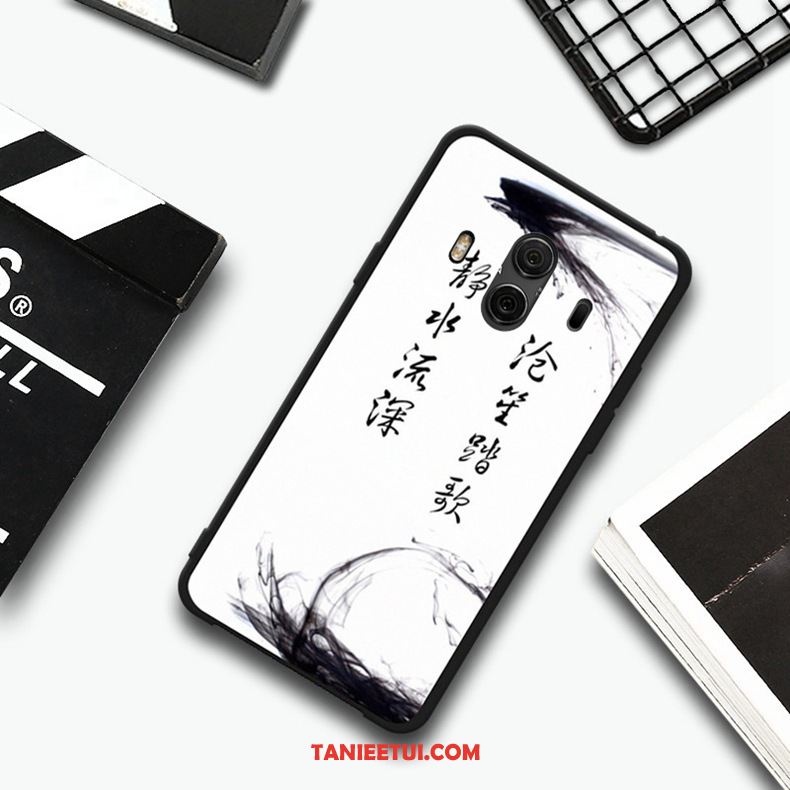 Etui Huawei Mate 10 Anti-fall Miękki Telefon Komórkowy, Futerał Huawei Mate 10 Czarny Relief Ochraniacz