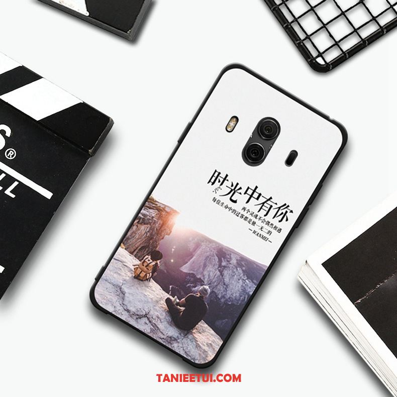 Etui Huawei Mate 10 Anti-fall Miękki Telefon Komórkowy, Futerał Huawei Mate 10 Czarny Relief Ochraniacz