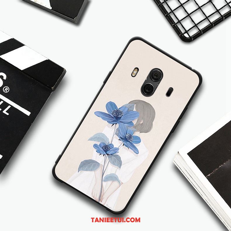 Etui Huawei Mate 10 Anti-fall Miękki Telefon Komórkowy, Futerał Huawei Mate 10 Czarny Relief Ochraniacz