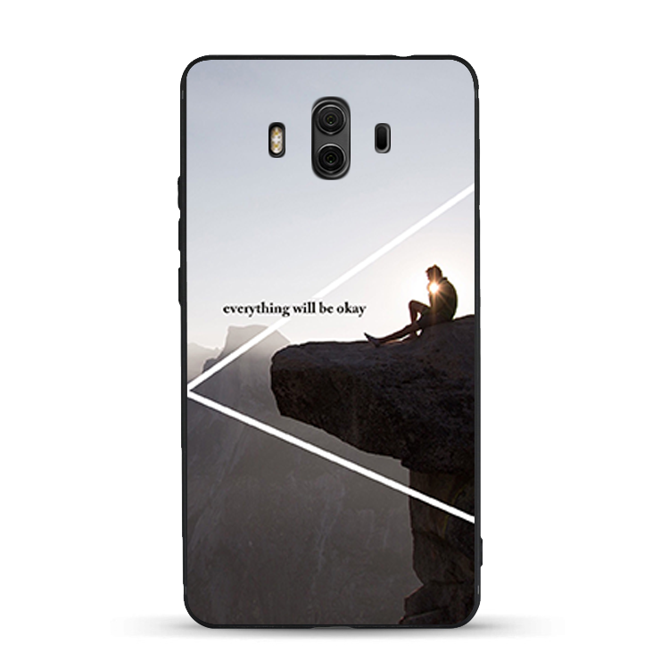 Etui Huawei Mate 10 Czarny Telefon Komórkowy Silikonowe, Futerał Huawei Mate 10 Ochraniacz Kreatywne