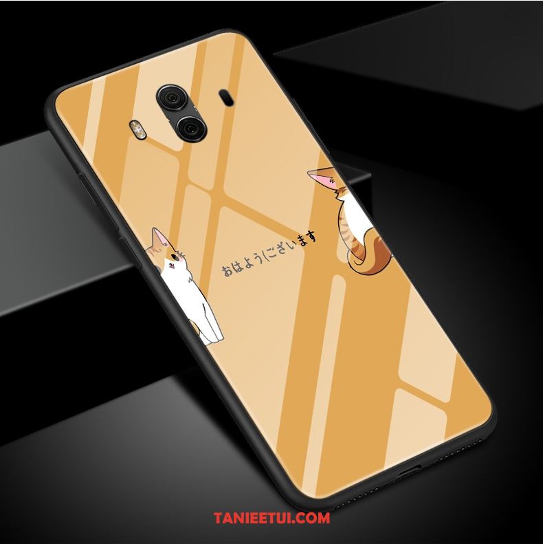 Etui Huawei Mate 10 Kreskówka Szkło Hartowane Ochraniacz, Obudowa Huawei Mate 10 Miękki Szkło Telefon Komórkowy