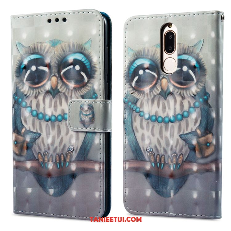 Etui Huawei Mate 10 Lite Karta Szary Anti-fall, Pokrowce Huawei Mate 10 Lite Silikonowe All Inclusive Portfel