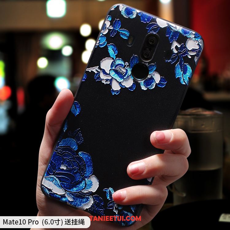 Etui Huawei Mate 10 Pro Anti-fall Czerwony Miękki, Obudowa Huawei Mate 10 Pro Relief Telefon Komórkowy Silikonowe