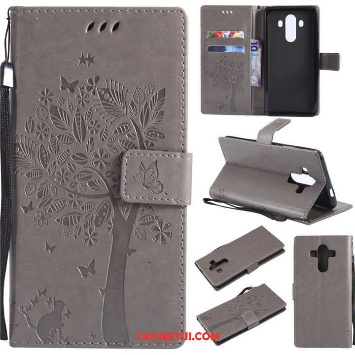 Etui Huawei Mate 10 Pro Anti-fall Klapa Ochraniacz, Futerał Huawei Mate 10 Pro Szary Skórzany Futerał All Inclusive