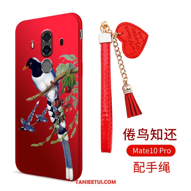 Etui Huawei Mate 10 Pro Czerwony Ring Tendencja, Futerał Huawei Mate 10 Pro Miękki Telefon Komórkowy Anti-fall
