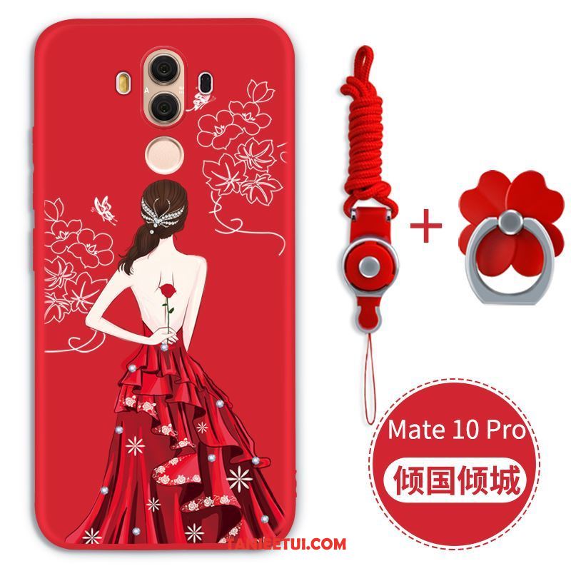 Etui Huawei Mate 10 Pro Miękki Czerwony Telefon Komórkowy, Futerał Huawei Mate 10 Pro Ochraniacz Cienkie