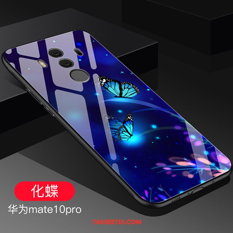 Etui Huawei Mate 10 Pro Niebieski Szkło Telefon Komórkowy, Obudowa Huawei Mate 10 Pro Anti-fall Trudno Ochraniacz