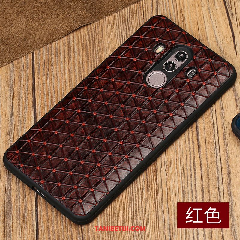 Etui Huawei Mate 10 Pro Nowy Czarny Prawdziwa Skóra, Pokrowce Huawei Mate 10 Pro Anti-fall Lekki I Cienki Luksusowy