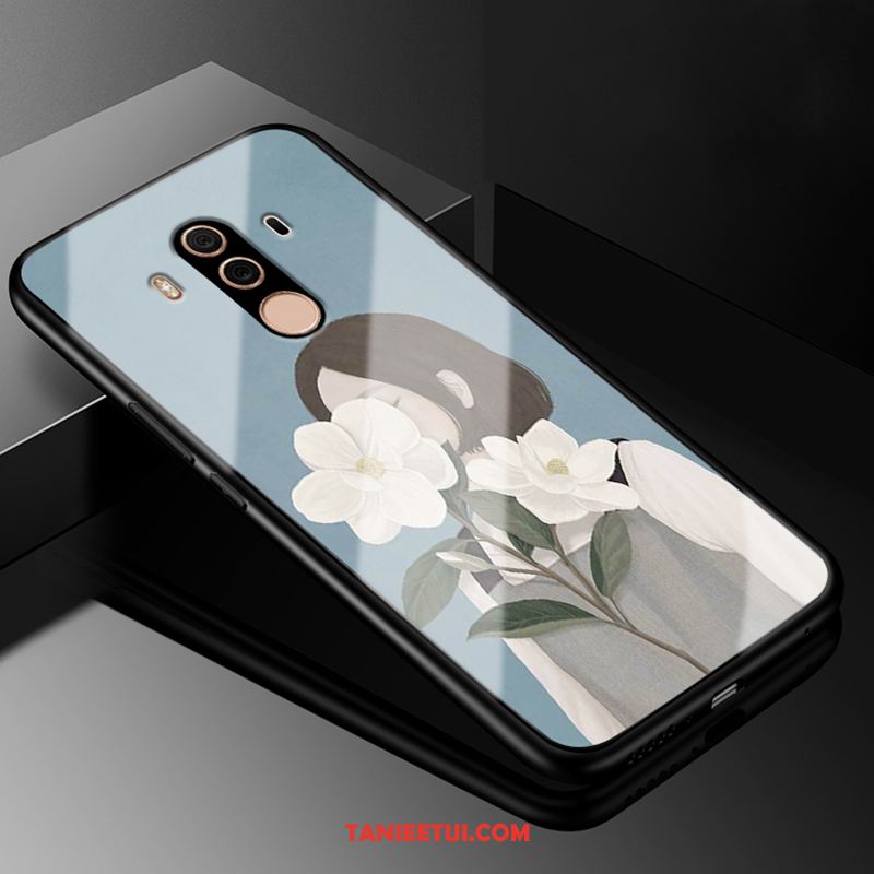 Etui Huawei Mate 10 Pro Ochraniacz Silikonowe All Inclusive, Futerał Huawei Mate 10 Pro Biały Sztuka Szkło