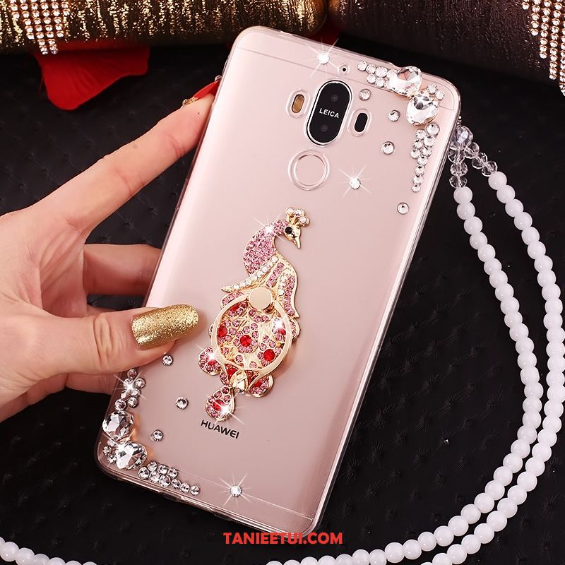 Etui Huawei Mate 10 Pro Rhinestone Telefon Komórkowy Ring, Obudowa Huawei Mate 10 Pro Miękki Przezroczysty