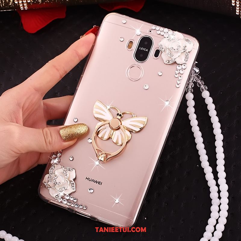 Etui Huawei Mate 10 Pro Rhinestone Telefon Komórkowy Ring, Obudowa Huawei Mate 10 Pro Miękki Przezroczysty