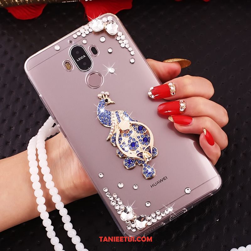 Etui Huawei Mate 10 Pro Rhinestone Telefon Komórkowy Ring, Obudowa Huawei Mate 10 Pro Miękki Przezroczysty