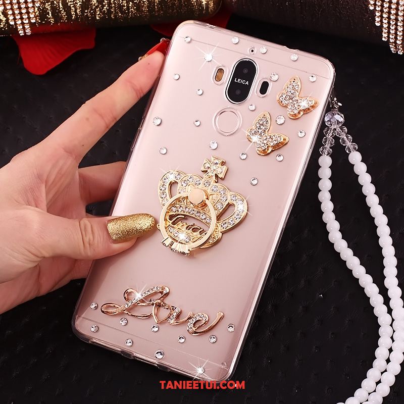 Etui Huawei Mate 10 Pro Rhinestone Telefon Komórkowy Ring, Obudowa Huawei Mate 10 Pro Miękki Przezroczysty