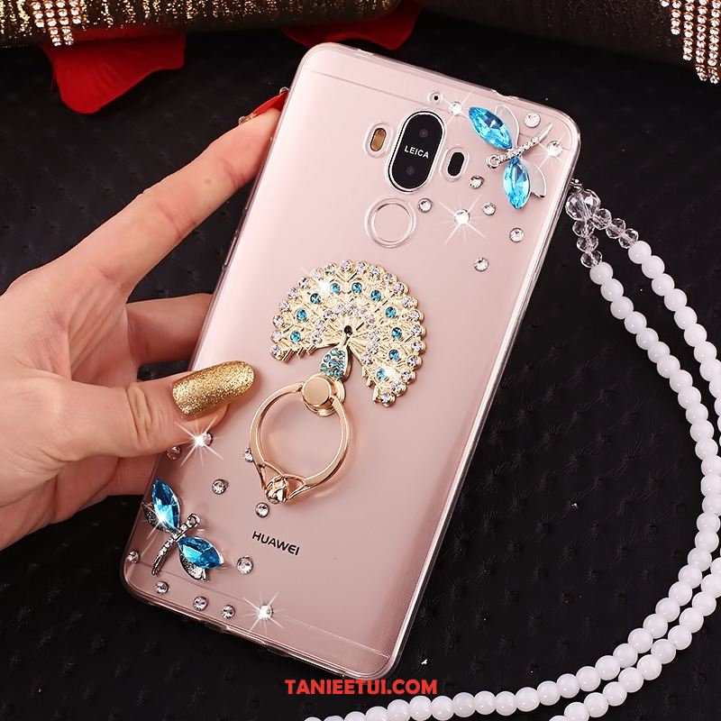 Etui Huawei Mate 10 Pro Rhinestone Telefon Komórkowy Ring, Obudowa Huawei Mate 10 Pro Miękki Przezroczysty