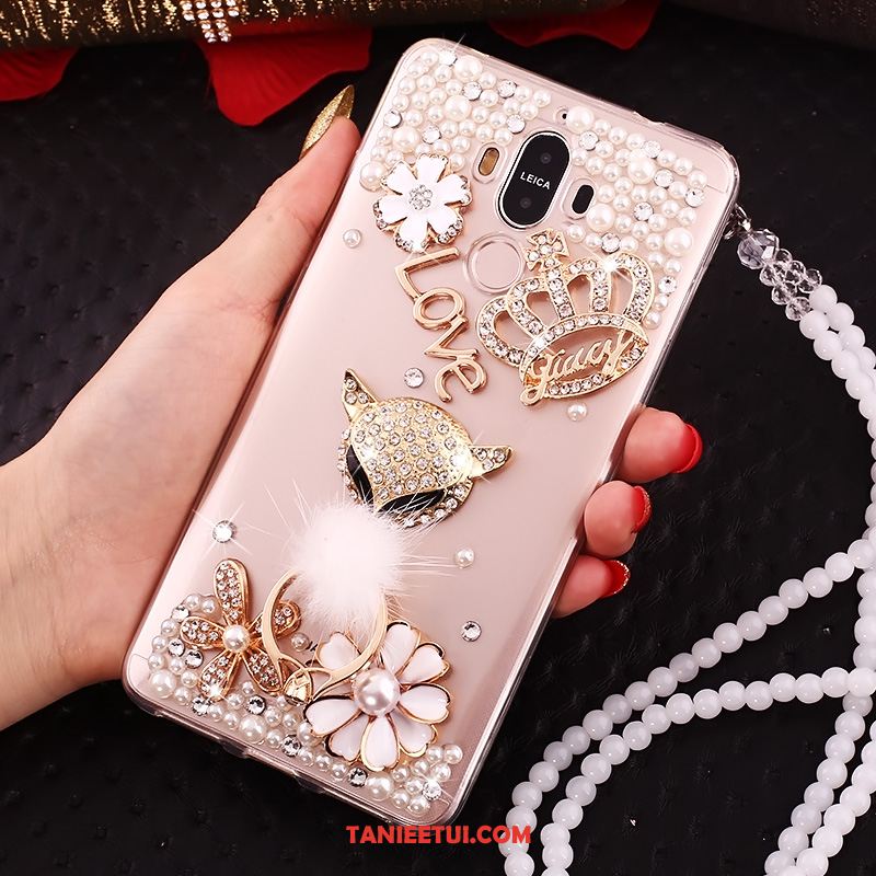 Etui Huawei Mate 10 Pro Rhinestone Telefon Komórkowy Ring, Obudowa Huawei Mate 10 Pro Miękki Przezroczysty