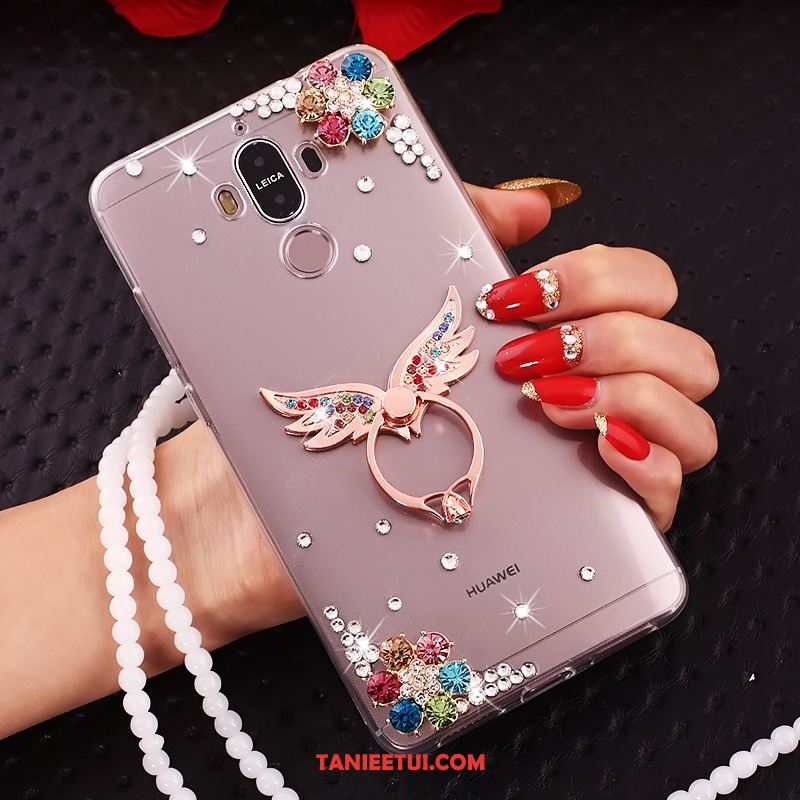 Etui Huawei Mate 10 Pro Rhinestone Telefon Komórkowy Ring, Obudowa Huawei Mate 10 Pro Miękki Przezroczysty