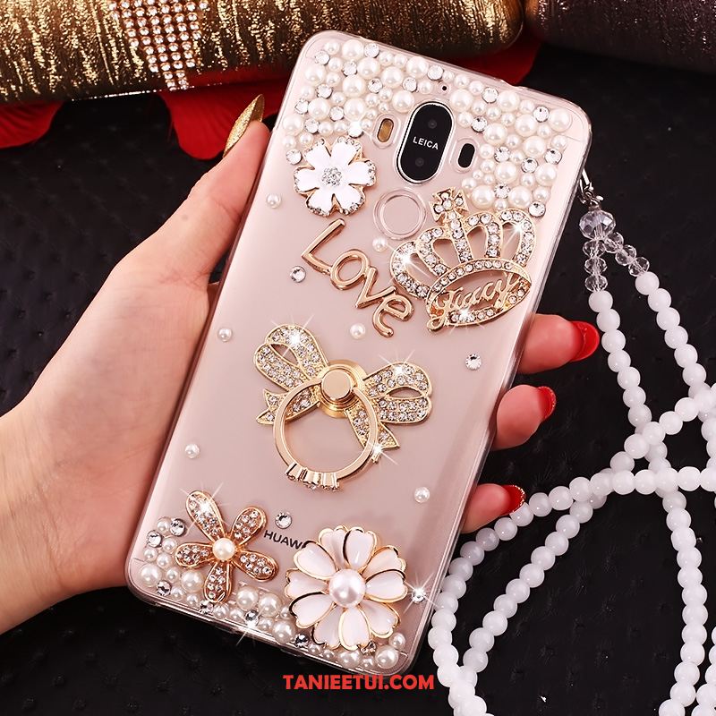 Etui Huawei Mate 10 Pro Rhinestone Telefon Komórkowy Ring, Obudowa Huawei Mate 10 Pro Miękki Przezroczysty