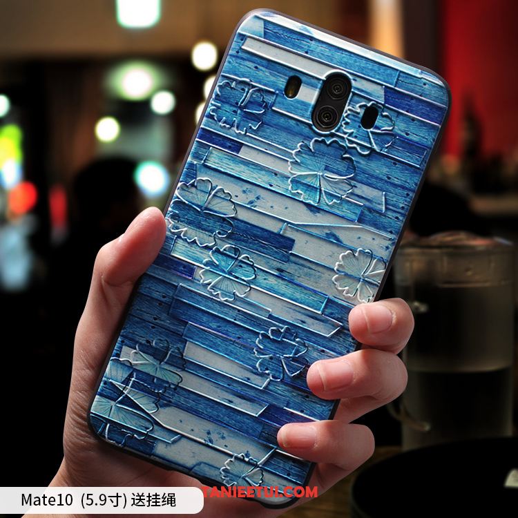 Etui Huawei Mate 10 Telefon Komórkowy Relief Miękki, Obudowa Huawei Mate 10 Czerwony