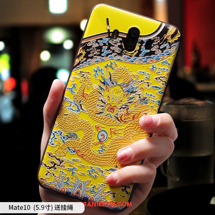 Etui Huawei Mate 10 Zakochani Kreatywne Tendencja, Futerał Huawei Mate 10 Telefon Komórkowy Żółty