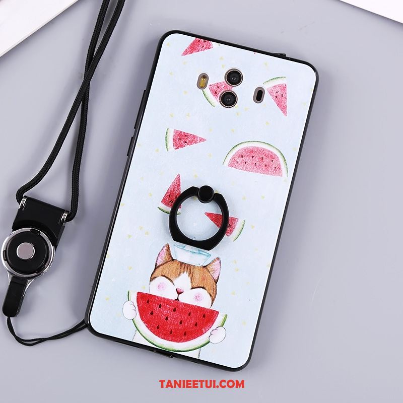 Etui Huawei Mate 10 Zielony Wspornik Ring, Obudowa Huawei Mate 10 Wiszące Ozdoby Silikonowe Miękki