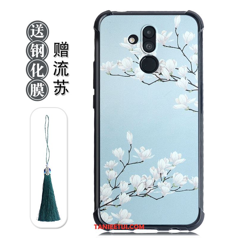 Etui Huawei Mate 20 Lite Niebieski Miękki Z Frędzlami, Obudowa Huawei Mate 20 Lite Balon Kreatywne Silikonowe