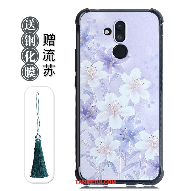 Etui Huawei Mate 20 Lite Niebieski Miękki Z Frędzlami, Obudowa Huawei Mate 20 Lite Balon Kreatywne Silikonowe