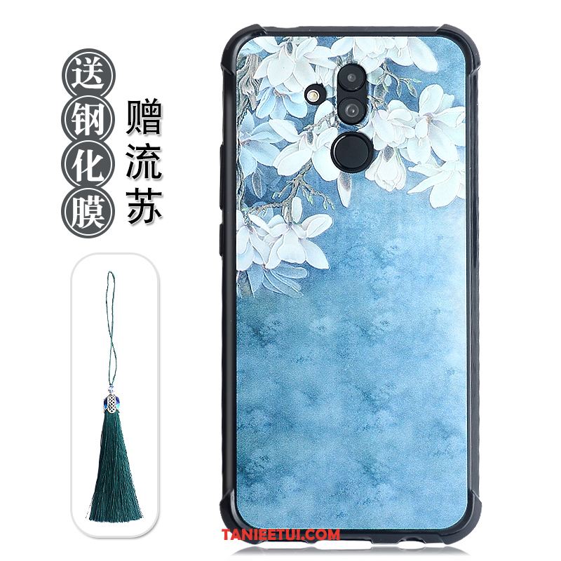 Etui Huawei Mate 20 Lite Niebieski Miękki Z Frędzlami, Obudowa Huawei Mate 20 Lite Balon Kreatywne Silikonowe