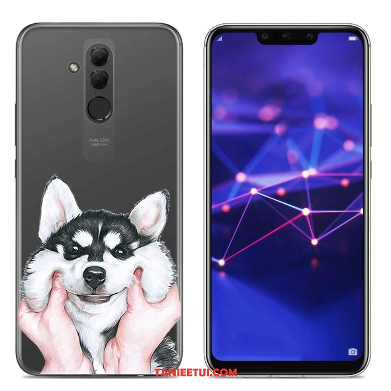 Etui Huawei Mate 20 Lite Przezroczysty Silikonowe Kreskówka, Futerał Huawei Mate 20 Lite Miękki Kreatywne Szary