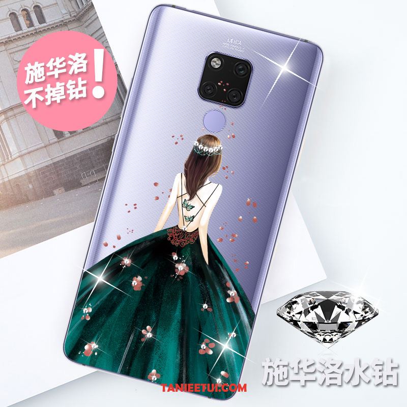 Etui Huawei Mate 20 Nowy Ochraniacz Osobowość, Obudowa Huawei Mate 20 Przezroczysty Kreatywne Zielony