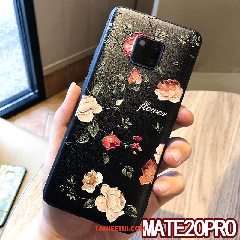 Etui Huawei Mate 20 Pro Kwiatowa Miękki Relief, Obudowa Huawei Mate 20 Pro Świeży Nubuku Kreatywne