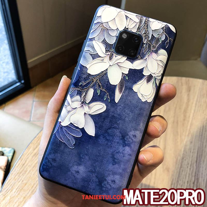 Etui Huawei Mate 20 Pro Kwiatowa Miękki Relief, Obudowa Huawei Mate 20 Pro Świeży Nubuku Kreatywne