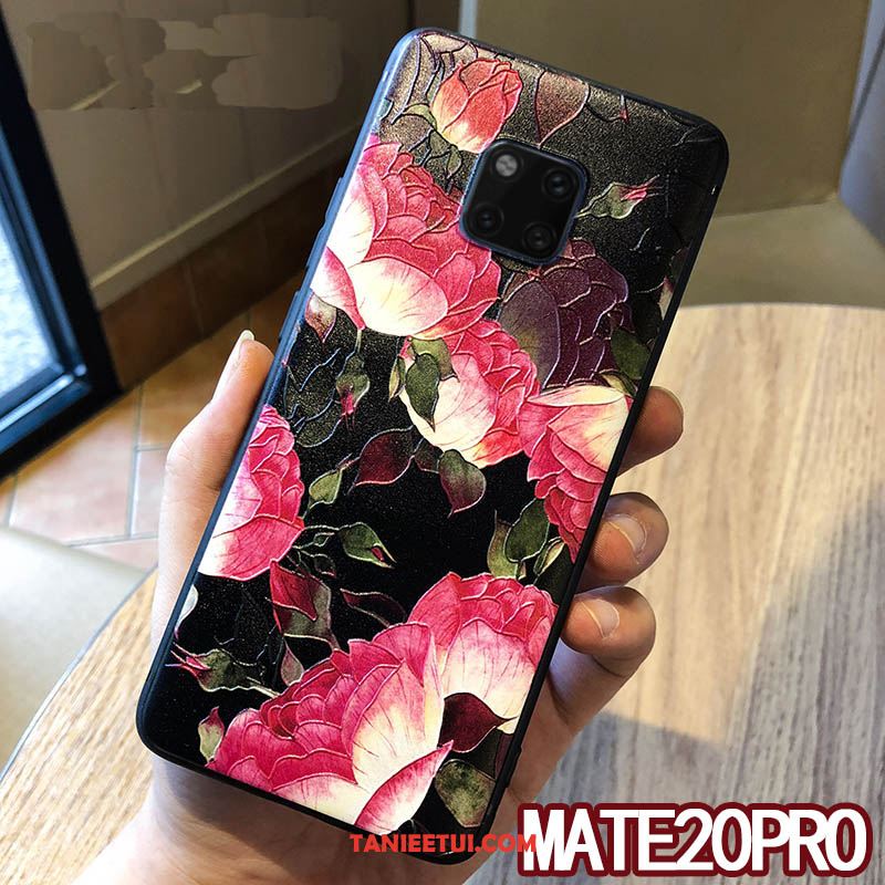 Etui Huawei Mate 20 Pro Kwiatowa Miękki Relief, Obudowa Huawei Mate 20 Pro Świeży Nubuku Kreatywne