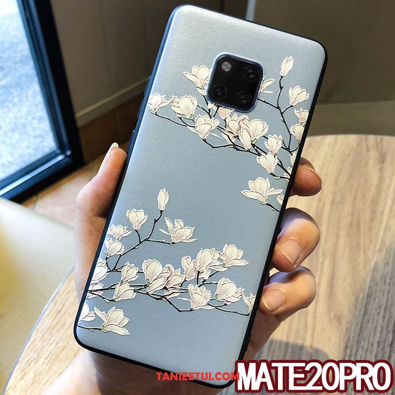 Etui Huawei Mate 20 Pro Kwiatowa Miękki Relief, Obudowa Huawei Mate 20 Pro Świeży Nubuku Kreatywne