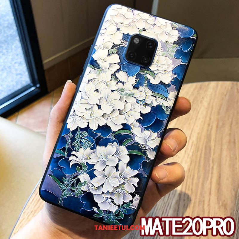 Etui Huawei Mate 20 Pro Kwiatowa Miękki Relief, Obudowa Huawei Mate 20 Pro Świeży Nubuku Kreatywne